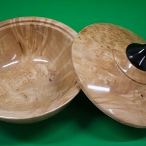 Maple/Ebony Trinket Box