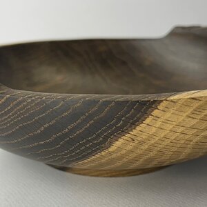 White oak handled bowl