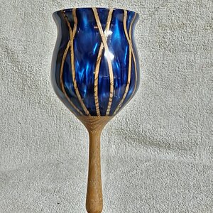 Epoxy and Chestnut Goblet