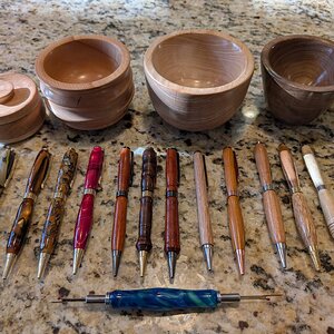 Pens and bowls