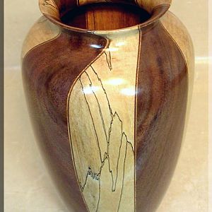 Triangle Stave Segmented Vase A