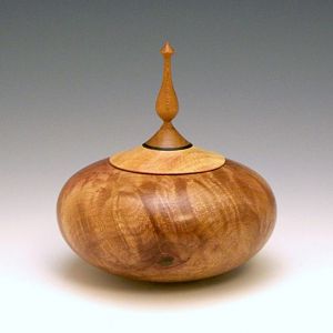 Madrone burl w/ finial