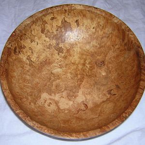 Spalted Big Leaf Maple Burl Bowl