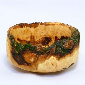 Amercian Elm Burl Natural Edge Bowl