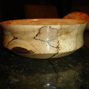 Spaulted Maple bowl