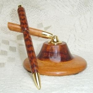 Snakewood Desk Pen with Swivel