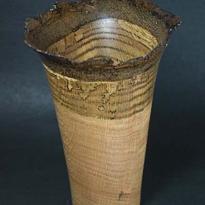 Natural Edge Oak Vessel