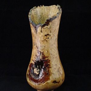 Big Leaf Maple Burl Vase