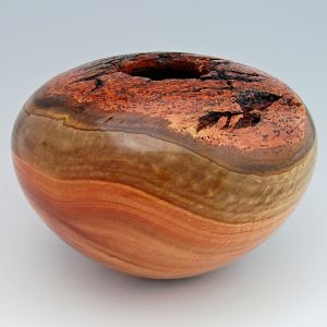 Red Eucalyptus Natural Edge Hollow Form