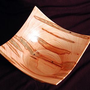 Ambrosia Maple square bowl (top view)