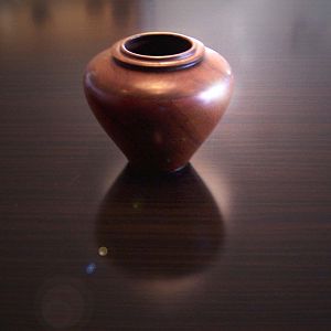 Walnut & Mahogany Hollow Form