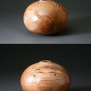 White Birch Pot