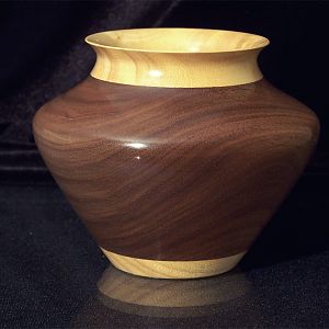 Walnut & Prima Vera Hollow form