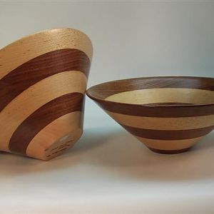 bowls from 2 planks