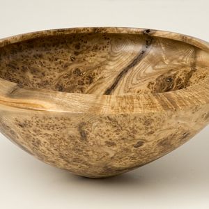 Black Ash Burl Bowl.