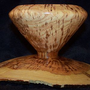 natural edge base vase