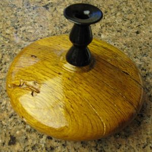 Oak with finial.