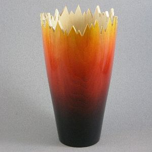 Dyed Maple Vase