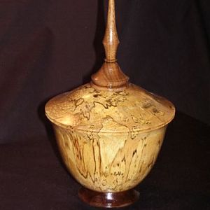 River Birch Lidded Vessel