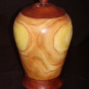 Black Locust Lidded Vessel