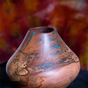 Spalted Dogwood hollow form