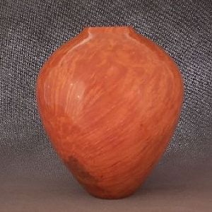 Madrone burl vessel