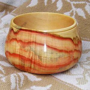 Flame Box Elder Bowl