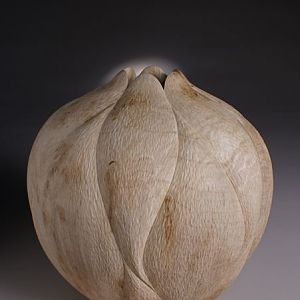 Siver Maple Burl Vessel