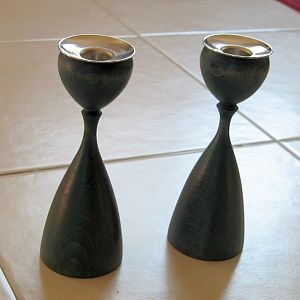 Pair of JJ (Avisera) candlesticks