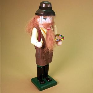 happy holidays from woodturning nutcracker