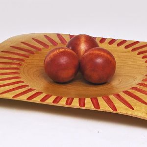 Maple Tray with Three Balls