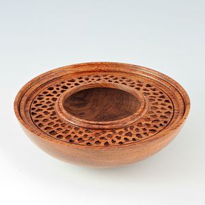 Pierced Bubinga Bowl