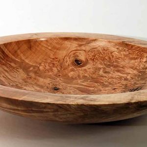 Red Maple Wide-Rim Platter#1091- Front View