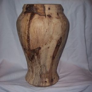 Spalted Pecan hollow vessel