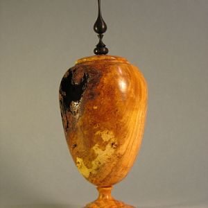 Cherry Lidded vessel