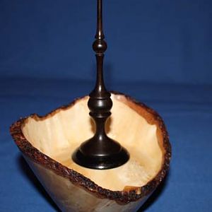 Natural Edge Birch finial box