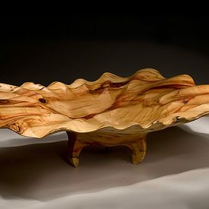 Box Elder riffled bowl