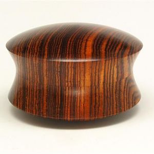 Coved cocobolo box...