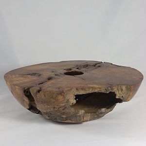 Elm burl form without finial.