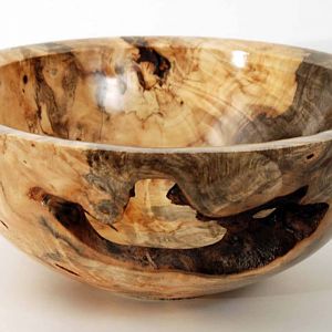 Buckeye Burl Bowl#1220