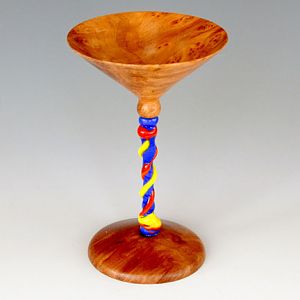 Redwood Burl goblet