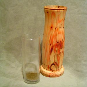 Flame Box Elder Vase