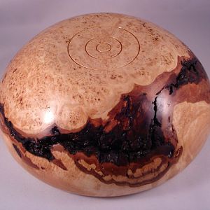 Oak Burl Bowl