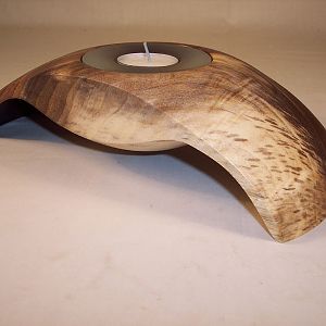 Walnut Candle holder