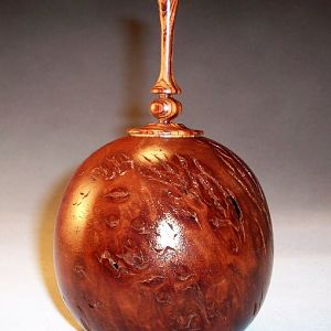 Jarrah burl with Cocobolo finial