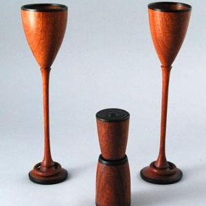 Wedding goblets in Bloodwood