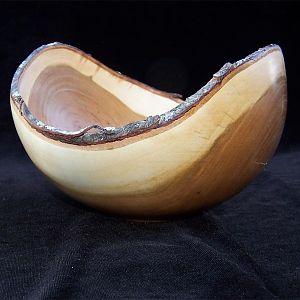 Black Cherry Natural Edge Bowl