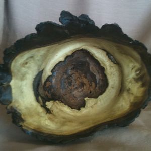Walnut Bowl (inside) Natural Edge