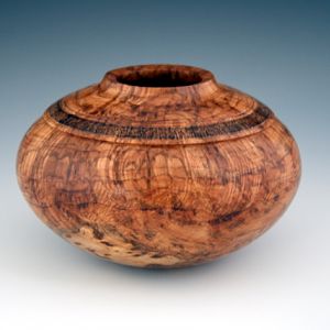 Maple burl vessel