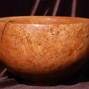 Cherry Burl Wide rim bowl